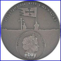 Prussian Crusade Holy Crusaders 1 oz Silver Coin 5$ Cook Islands 2023