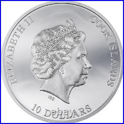 RAVEN WITCH Eye of Magic 2 Oz Silver Coin $10 Cook Islands 2022