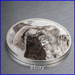 RAVEN WITCH Eye of Magic 2 Oz Silver Coin $10 Cook Islands 2022
