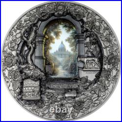 ROMA Monumental View Rome 3 Oz Silver Coin $20 Cook Islands 2024