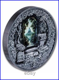 ROMA Monumental View Rome 3 Oz Silver Coin $20 Cook Islands 2024