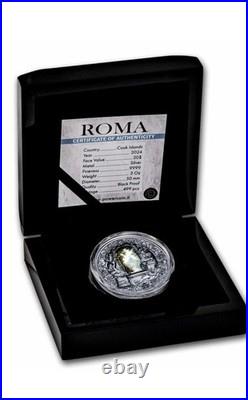 ROMA Monumental View Rome 3 Oz Silver Coin $20 Cook Islands 2024