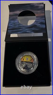 Real Heroes Coast Guard $20 2023 3oz Pure Silver 50mm Black Proof 850 PCS UHL