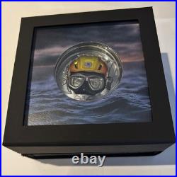 Real Heroes Coast Guard $20 2023 3oz Pure Silver 50mm Black Proof 850 PCS UHL