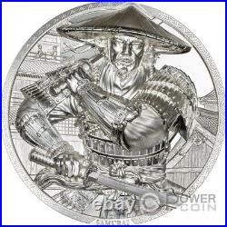 SAMURAI 5 Oz Silver Coin 25$ Cook Islands 2025