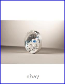 SANTORINI Architectures of the World 2 Oz Silver Coin 10$ Cook Islands 2025