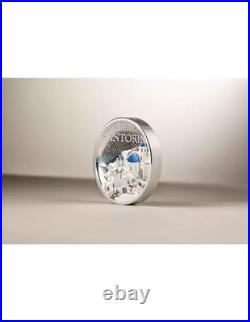 SANTORINI Architectures of the World 2 Oz Silver Coin 10$ Cook Islands 2025