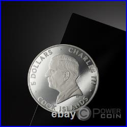 SAN FRANCISCO Big City Lights Silver Coin 5$ Cook Islands 2024