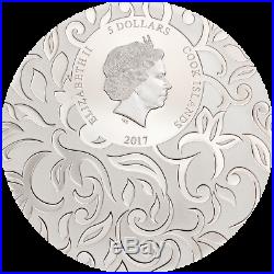 SCARAB SELECTION III Set 3x1 Oz Silver Coins 5$ Cook Islands 2017