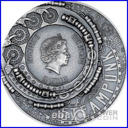 SCIENCE LAB Steampunk 3 Oz Silver Coin 20$ Cook Islands 2023