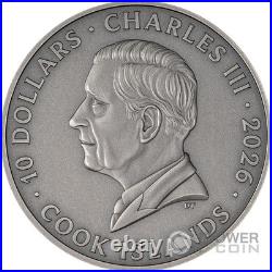 SCOTTISH HIGHLANDS Golden Landscapes 2 Oz Silver Coin 10$ Cook Islands 2026