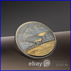 SCOTTISH HIGHLANDS Golden Landscapes 2 Oz Silver Coin 10$ Cook Islands 2026