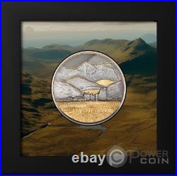 SCOTTISH HIGHLANDS Golden Landscapes 2 Oz Silver Coin 10$ Cook Islands 2026