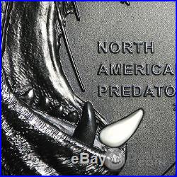 SEA LION ZALOPHUS North American Predators 2Oz Silver Coin 10$ Cook Islands 2016