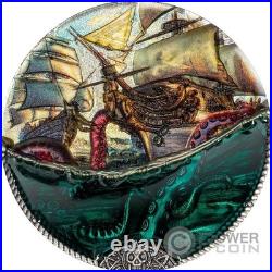 SEA MONSTER Underwater Fantasy 3 Oz Silver Coin 20$ Cook Islands 2025