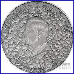 SEA MONSTER Underwater Fantasy 3 Oz Silver Coin 20$ Cook Islands 2025