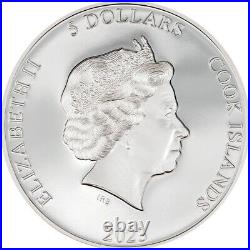 SECOND SKIN 1 Oz Silver Coin $5 Cook Islands 2023