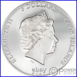 SECOND SKIN 1 Oz Silver Coin 5$ Cook Islands 2023
