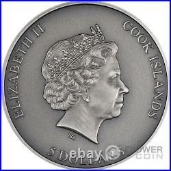 SECRET HEART 1 Oz Silver Coin 5$ Cook Islands 2023