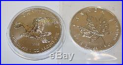SILBER Unze Münze silver coin Canada Wildlife Bird Cook Islands Schiff 1 oz Set