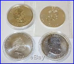 SILBER Unze Münze silver coin Canada Wildlife Bird Cook Islands Schiff 1 oz Set