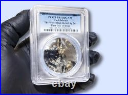 SILVERLAND THE WAVE 2023 $10 2 oz Silver HR Coin Cook Islands