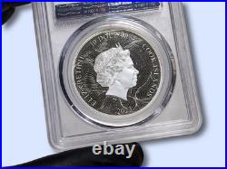 SILVERLAND THE WAVE 2023 $10 2 oz Silver HR Coin Cook Islands