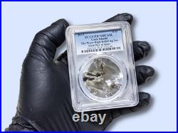 SILVERLAND THE WAVE 2023 $10 2 oz Silver HR Coin Cook Islands PCGS PR70 DCAM