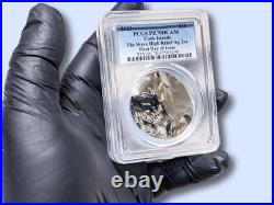SILVERLAND THE WAVE 2023 $10 2 oz Silver HR Coin Cook Islands PCGS PR70 DCAM SILVERLAND THE WAVE 2023 $10 2 oz Silver HR Coin Cook Islands PCGS PR70 DCAM