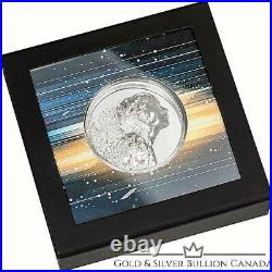 SILVER BURST 2021 $20 3 oz Pure Silver Proof smartminting Coin Cook Islands