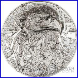 SILVER BURST Bald Eagle 3 Oz Silver Coin 20$ Cook Islands 2024