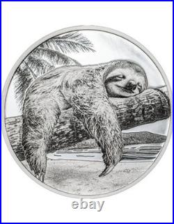 SLOTH Seven Deadly Sins 1 Oz Silver Coin 5$ Cook Islands 2026