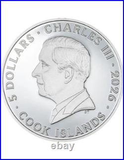 SLOTH Seven Deadly Sins 1 Oz Silver Coin 5$ Cook Islands 2026