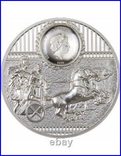 SPARTA 3 Oz Silver Coin 20$ Cook Islands 2023