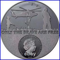 SPECIAL FORCES Real Heroes 3Oz Silver Proof Coin Cook Islands 2022