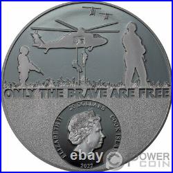 SPECIAL FORCES Real Heroes 3 Oz Silver Coin 20$ Cook Islands 2022