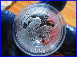 SPIDER-MAN HOMECOMING 2017 Cook Islands $5 Silver Proof 1oz Coin
