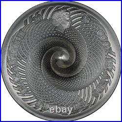 SPINNING COIN 2023 $5 1 oz Silver. 999 Smartminting High Relief Coin Cook Isla