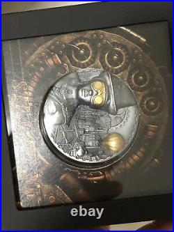 STEAMPUNK 2020 $20 3 OZ SILVER ANTIQUE FINISH COOK ISLANDS COIN, No Any Discount
