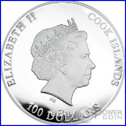 ST ISAACS CATHEDRAL Crystal Giant 1 Kg Kilo Silver Coin 100$ Cook Islands 2018