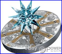 ST PETERS BASILICA Star Crystal Giant 1 Kilo Silver Coin 100$ Cook Islands 2017