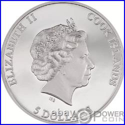 SYDNEY Big City Lights 1 Oz Silver Coin 5$ Cook Islands 2023