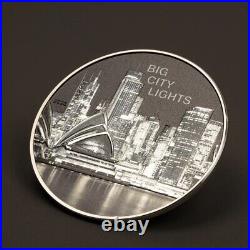 SYDNEY Big City Lights 1 Oz Silver Coin $5 Cook Islands 2023 Sale price