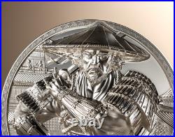 Samurai 5 oz silver coin proof Cook Islands 2025