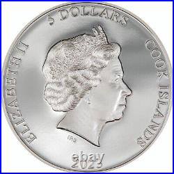 Second skin 1 oz silver coin Cook Islands 2023