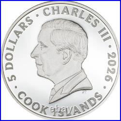 Seven Deadly Sins Gluttony 2026 $5 1 oz Pure Silver Coin Cook Island CIT