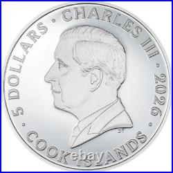 Seven Deadly Sins Sloth 2026 $5 1 oz Silver Proof Coin Cook Island CIT