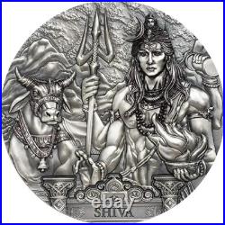 Shiva Universe Gods of The World 3Oz Silver Coin Cook Islands 2020 Only 333 Mint