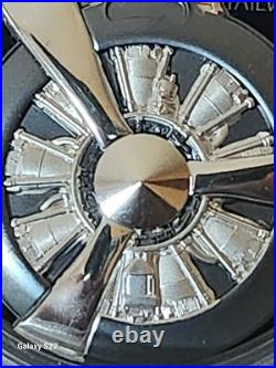 Silver Blue Skies-Propeller 2020 $10 Cook Islands 2oz PCGS Black PR70DCAM FDOI