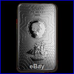 Silver Coin Bar Cook Islands Bounty 2017 250 gram 99.99% pure silver